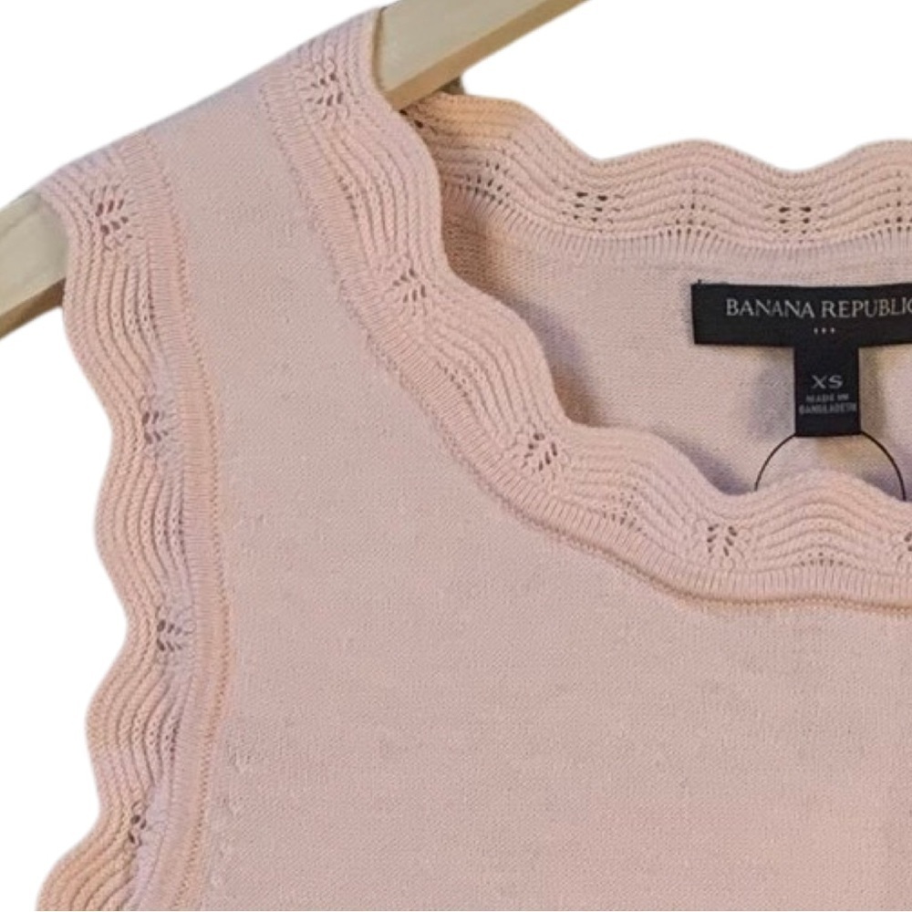 Banana Republic Peach Lightweight Knit Tank Top - Picture 5 of 9